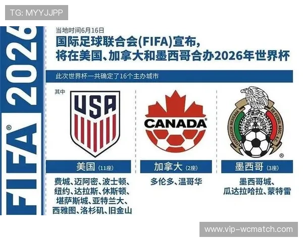 2026年世界杯的主办国是哪几个国家的详细介绍